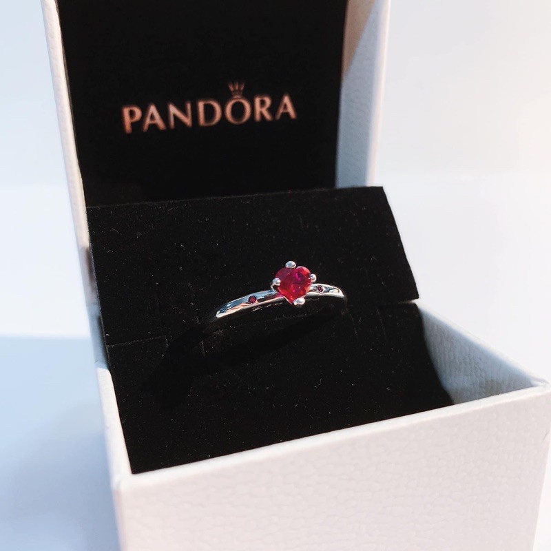 Pandora Cincin 925 Silver Bentuk Hati Aksen Berlian Cubic Zirconia Untuk Wanita