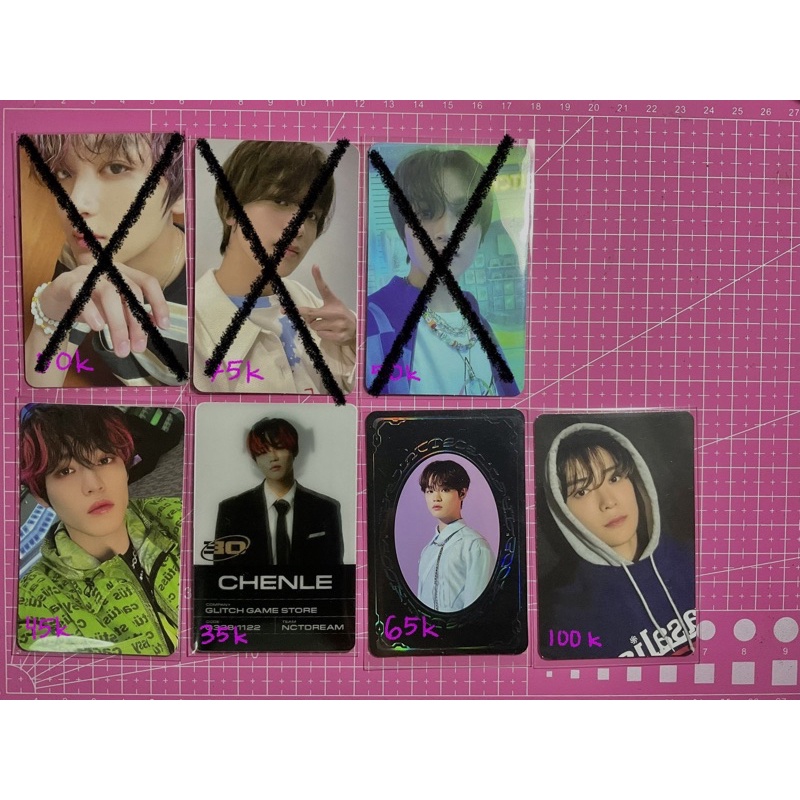 NCT PC PHOTOCARD CHENLE JAEHYUN YEARBOOK GLITCH MODE PHOTOPACK NIGHT GITD RESONANCE 127 DREAM