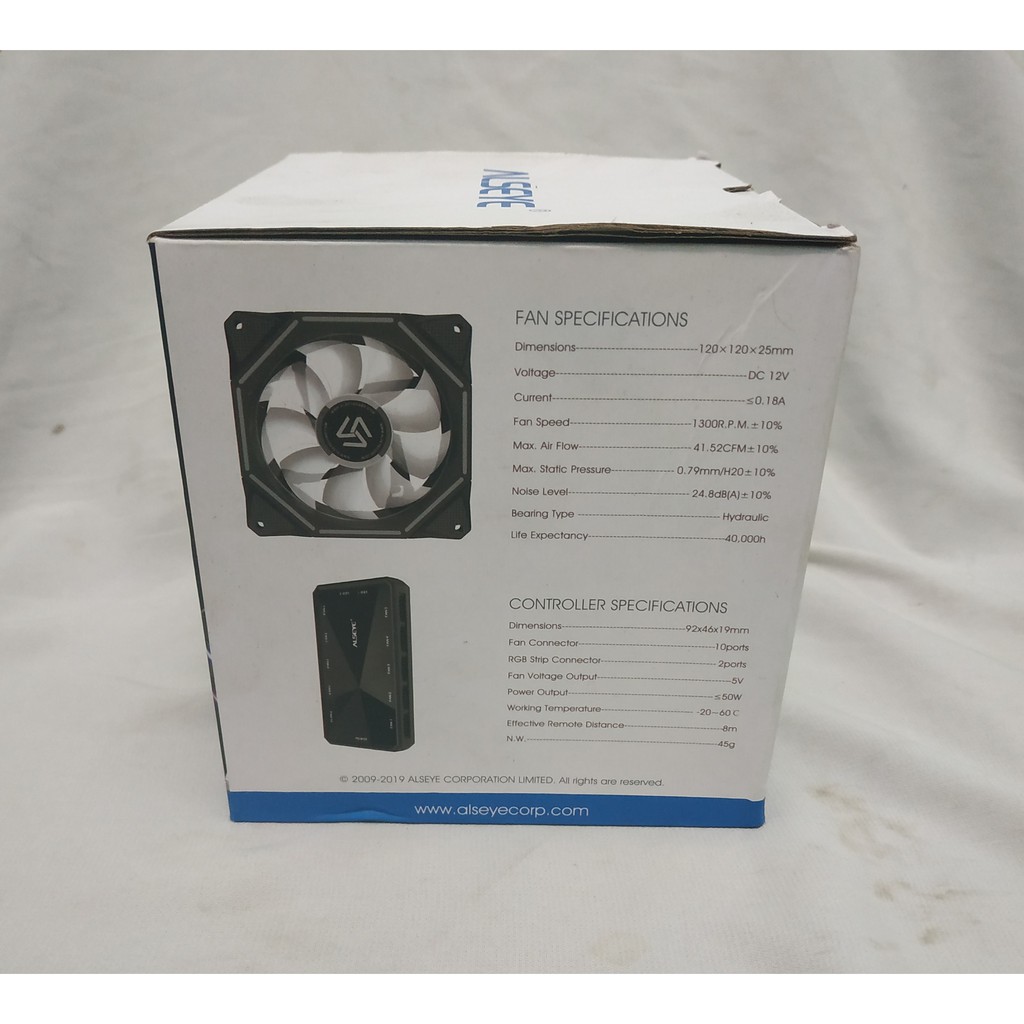 Alseye EL-120 A-RGB Kit Led case fan - Alseye Pentagon Fan kit