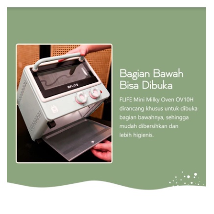 Oven Listrik Mini Milky Flife OV-10H By Powered GREE INDONESIA