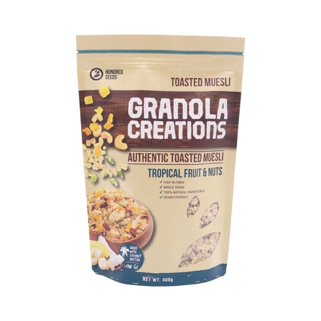 Granola Creation 400gr - Tropical fruit &amp; Nuts