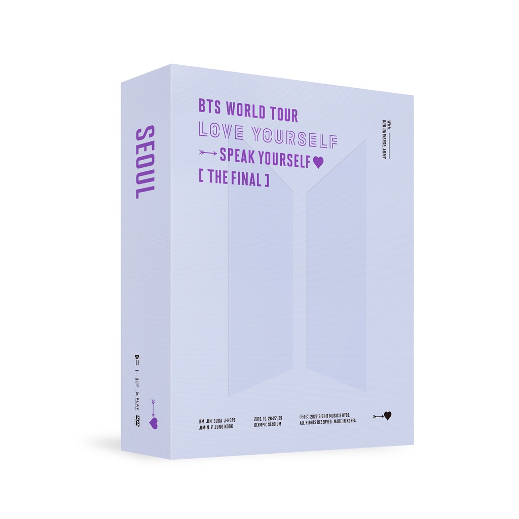 [ORDER] BTS Love Yourself : Speak Yourself [THE FINAL] DVD DIGICODE BLURAY