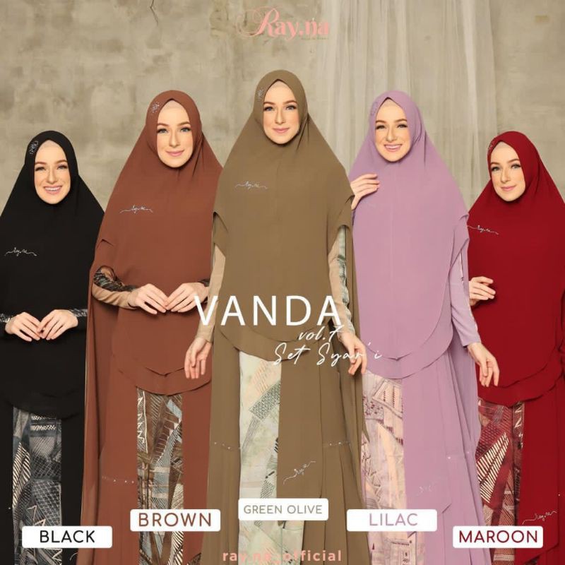 GAMIS SET VANDA VOL 7 SYARI BY RAYNA ORIGINAL