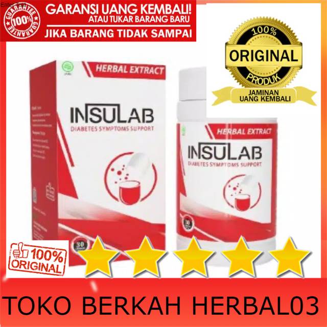 

100% ASLI Insulab Asli original obat diabetes Asli obat kencing manis herbal ampuh