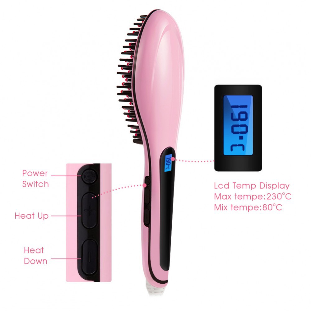 [600gr] Sisir Catok Pelurus Rambut | Fast Hair Straightener HQT-906