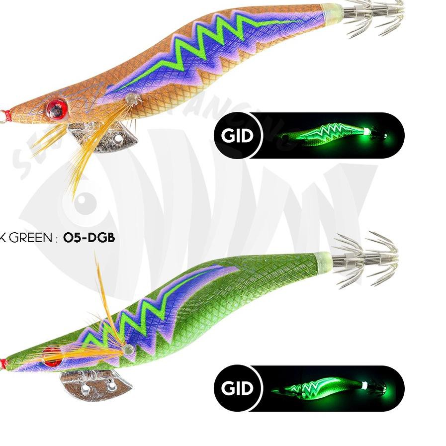 Grosir Water Killer Umpan Cumi / Egi Blaze Size 3.0 GID & Rattle - Squid Jig terbaru
