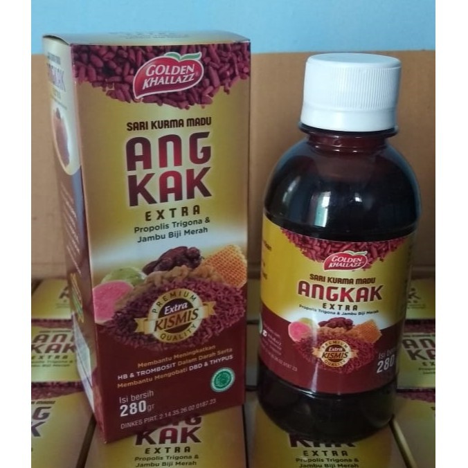 

Sari Kurma Madu Angkak ORIGINAL Golden Khallazz 280gr naikan trombosit