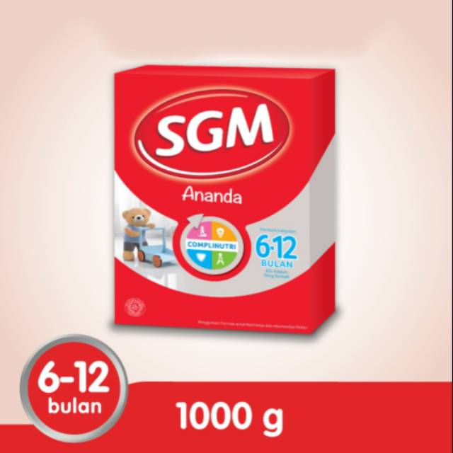 SGM Ananda Complinutri 2 Susu Formula Bayi 6-12 Bulan