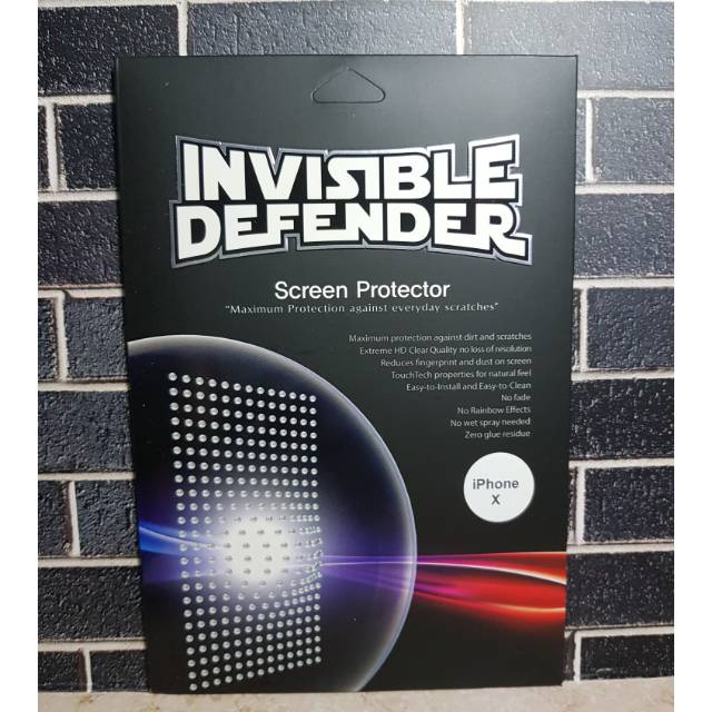 Ringke ID invisible defender full screen protector for Iphone X