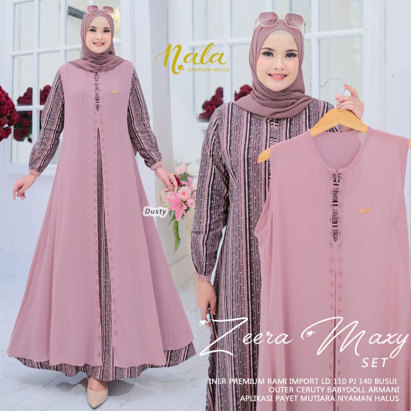 Zeera Maxy Dress Set By ORI Nala fashion hijab