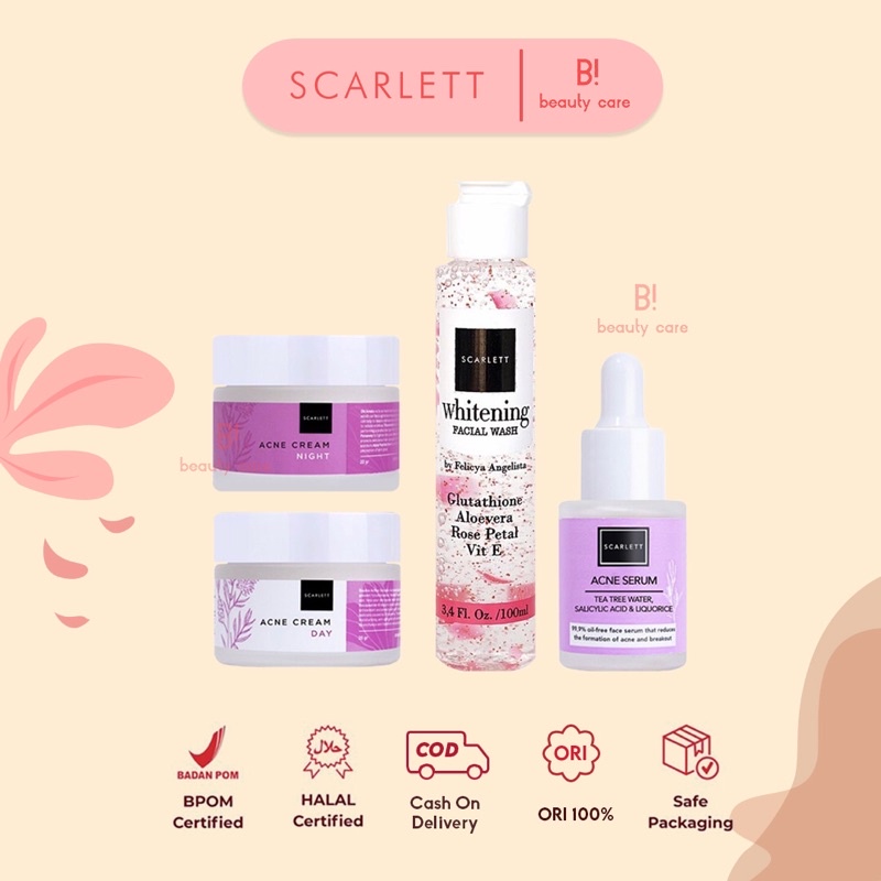 Scarlett Whitening Complete Acne Facial Care