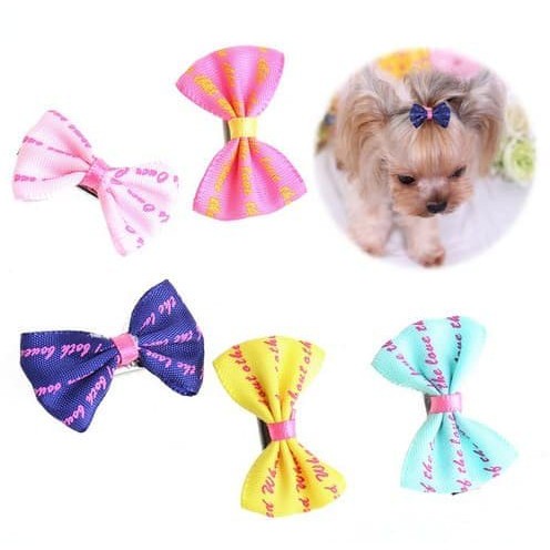 Cat Dog Hair Bows