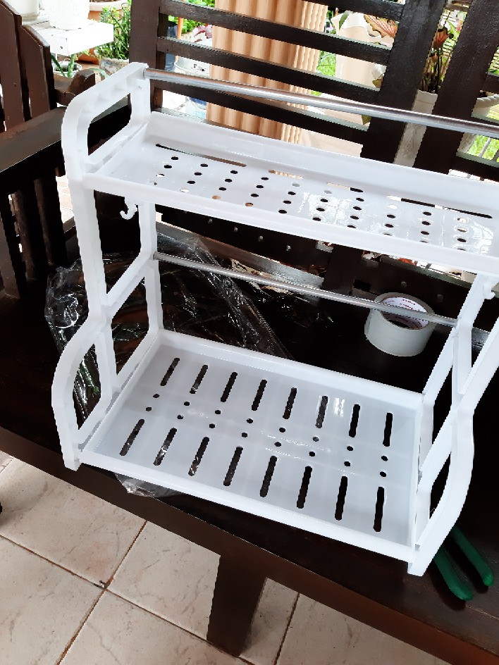 Tkis Rak Dapur Kamar Mandi Bumbu Perlengkapan Dapur Sabun Cuc-205