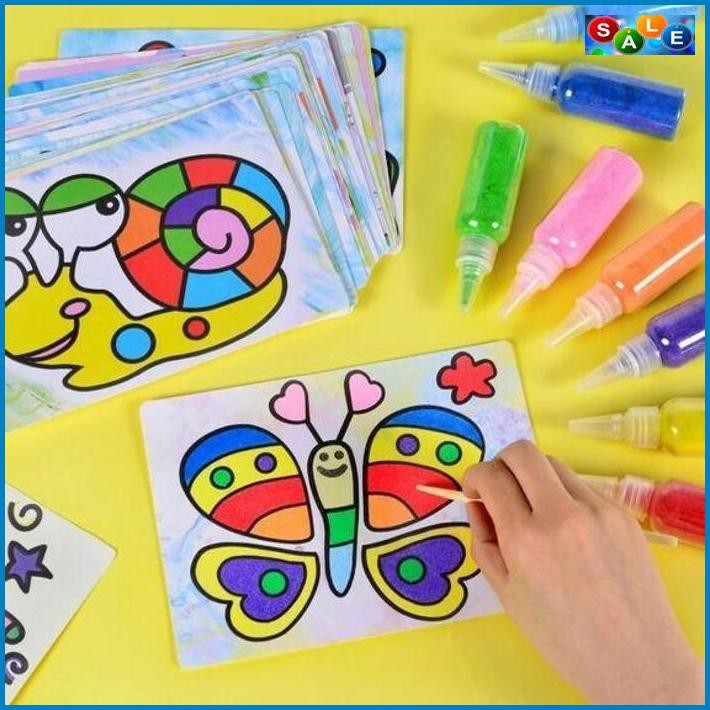 

✅Sale Alat Lukis Mewarnai Gambar Pasir Warna Ajaib Kado Anak Perempuan Laki ⭐⭐⭐⭐⭐