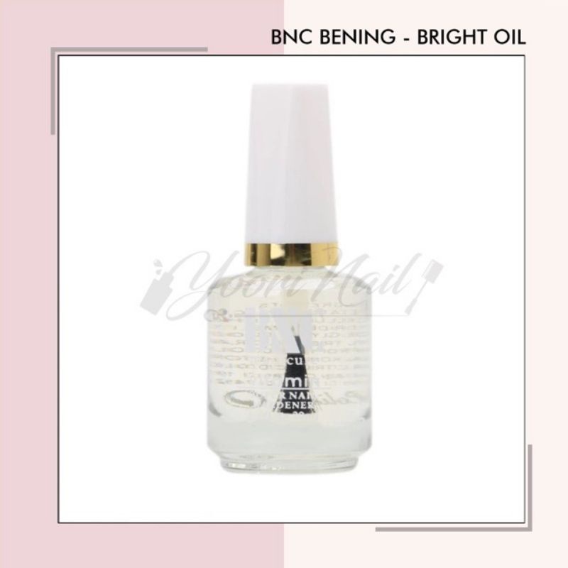 Kutek bening BNC topcoat vitamin kuku top coat nail polish