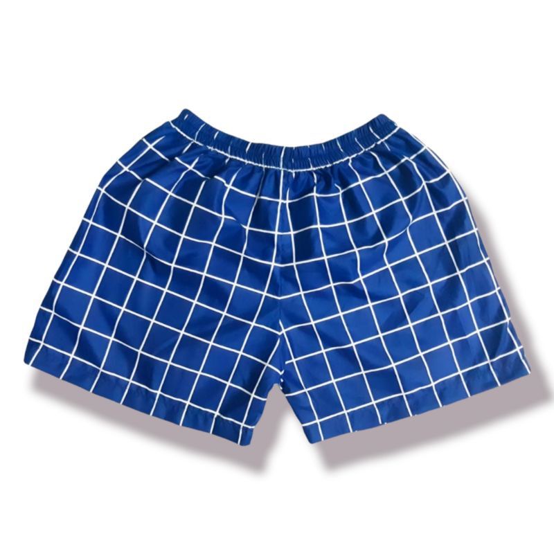 celana boxer motif kotak adem/celana pendek santai/celana pantai/celana rebahan/