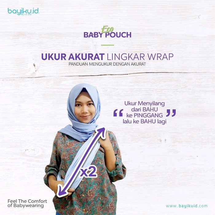 Bayiku Upgrade XXL Geos 2in1 With Sashbelt Instant Baby Wrap Sash Belt Gendongan Bayi