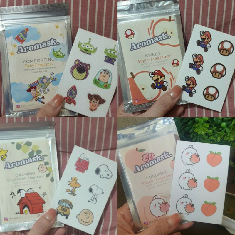Aromask Sticker Mask/ Sticker Pengharum Masker