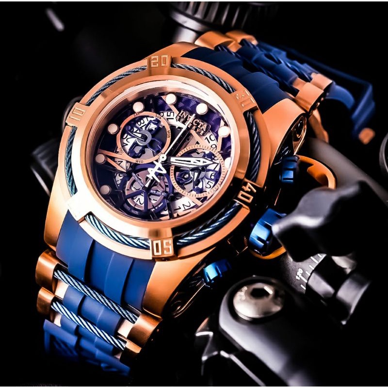 Jam Tangan Pria Merk Invicta Reserve Stainless Baterai