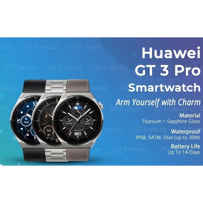 huawei watch gt 3 pro garansi resmi