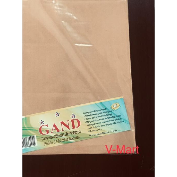 

✶ amplop coklat uk Folio ✿