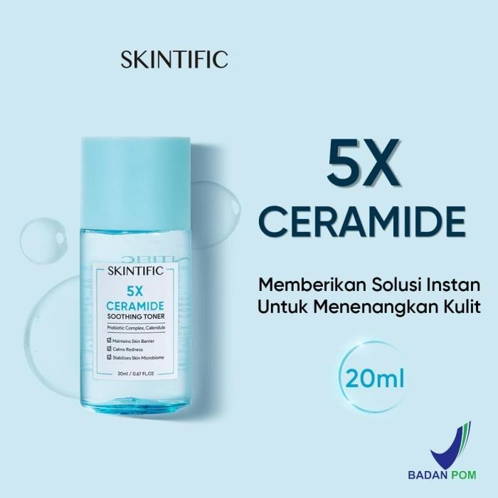 ★ BB ★ SKINTIFIC 5X Ceramide Soothing Toner | Skin Barrier Repair Toner with Calendula for All Skin Types [BPOM]