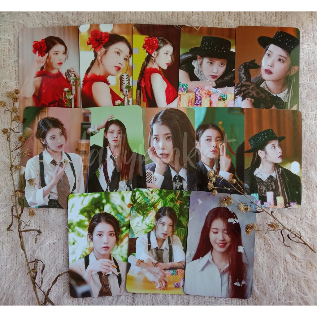 [READY STOCK] Photocard Premium IU Lilac Ver Unofficial/Fanmade