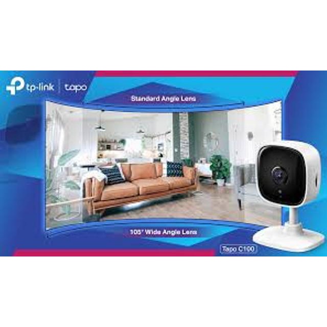 TP-LINK Tapo C100 IP Kamera Home Security Wi-Fi Camera CCTV 2MP 1080P FUll HD