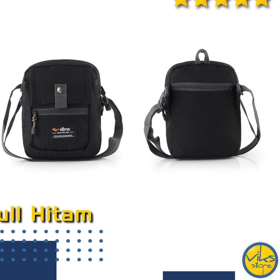 Tas Selempang Pria Cowok Sling Bag Elbrus Original Slingbag Tas Gantung Kecil Hp Dompet Multifungsi 