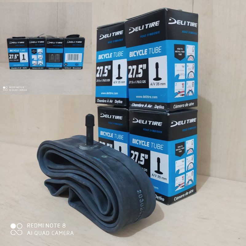 Ban Dalam sepeda 27,5 x1.65 - 2.125 Ban Dalam sepeda 27,5x1.75-2.125 Deli Tire