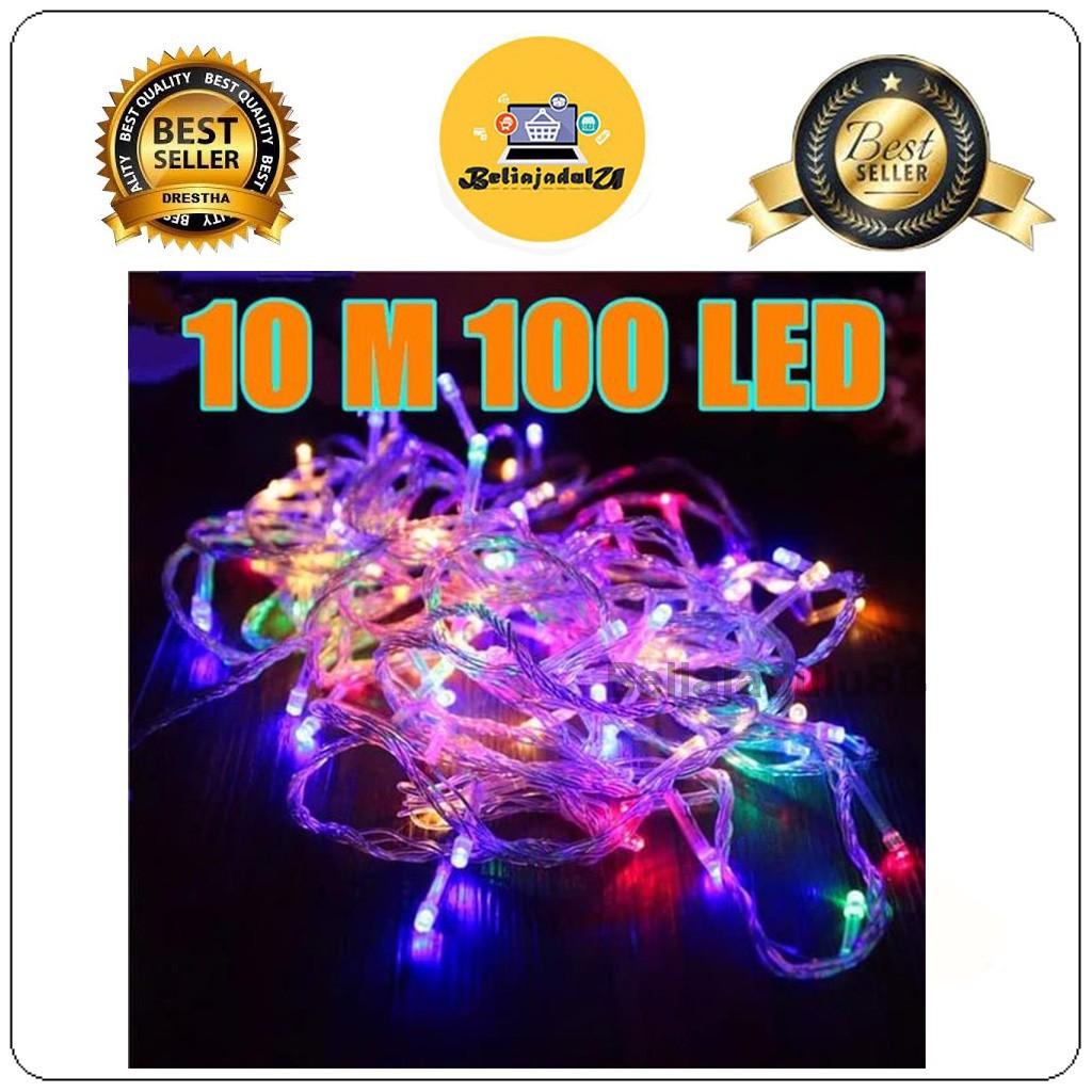 Beliajadulu88 lampu natal Tumblr 10 Meter 100 LED Box Natal Murah Tumbler Light Hias Dekorasi