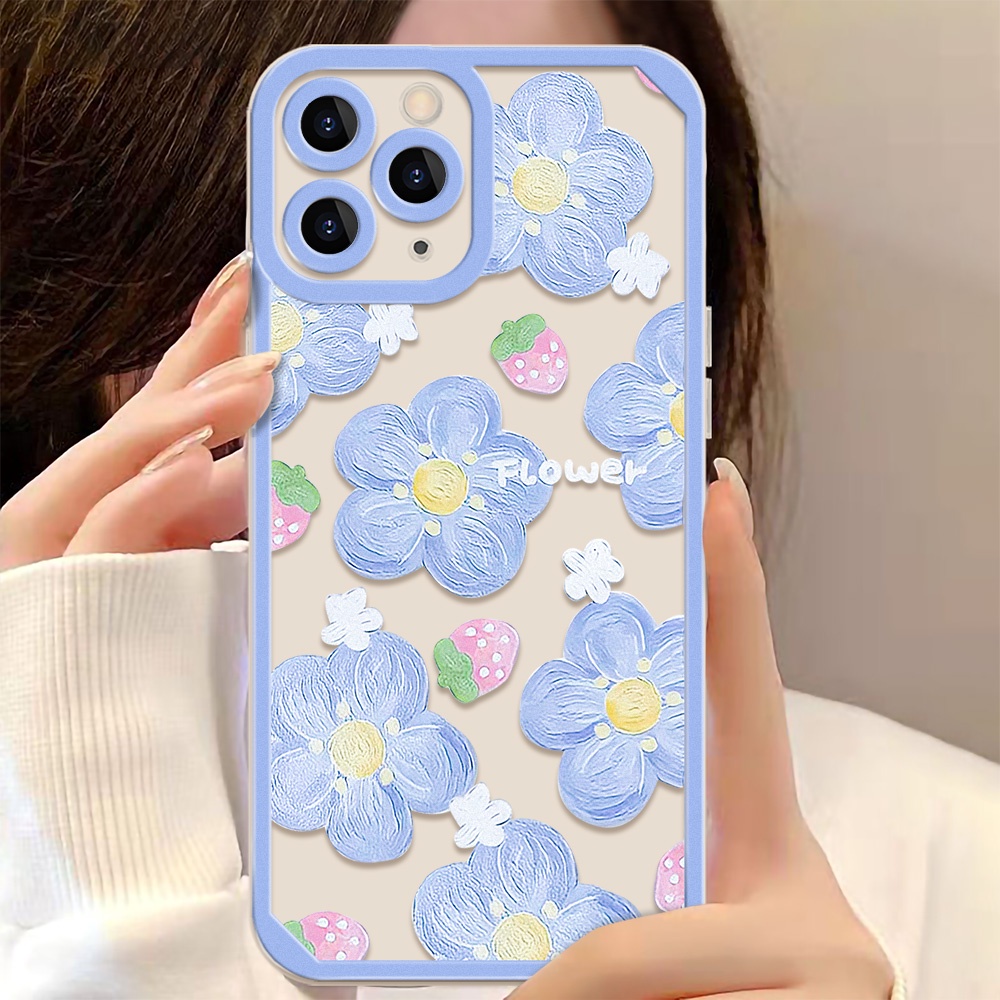 Soft Case TPU Motif Kupu-Kupu Untuk OPPO Realme C21Y C25Y C25S C25 C21 C15 C12 C11 C20A C2 6i 5 5i 5S 2 Pro Narzo 50A 50i