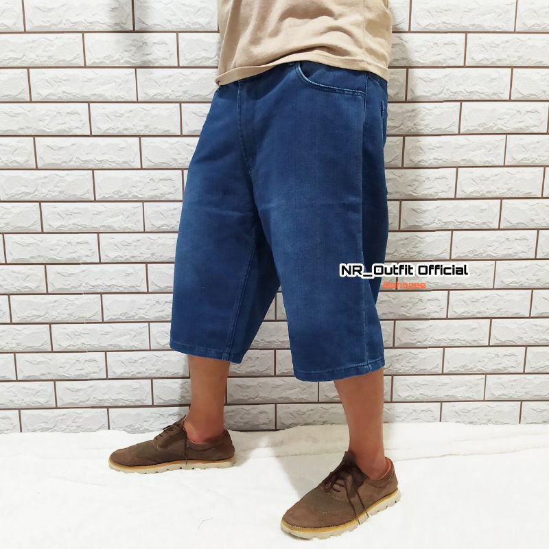 Celana Jeans Pendek Pria Borju Jumbo Kombor Levis Cowok Big Size 27-44 NR_Outfit Official COD