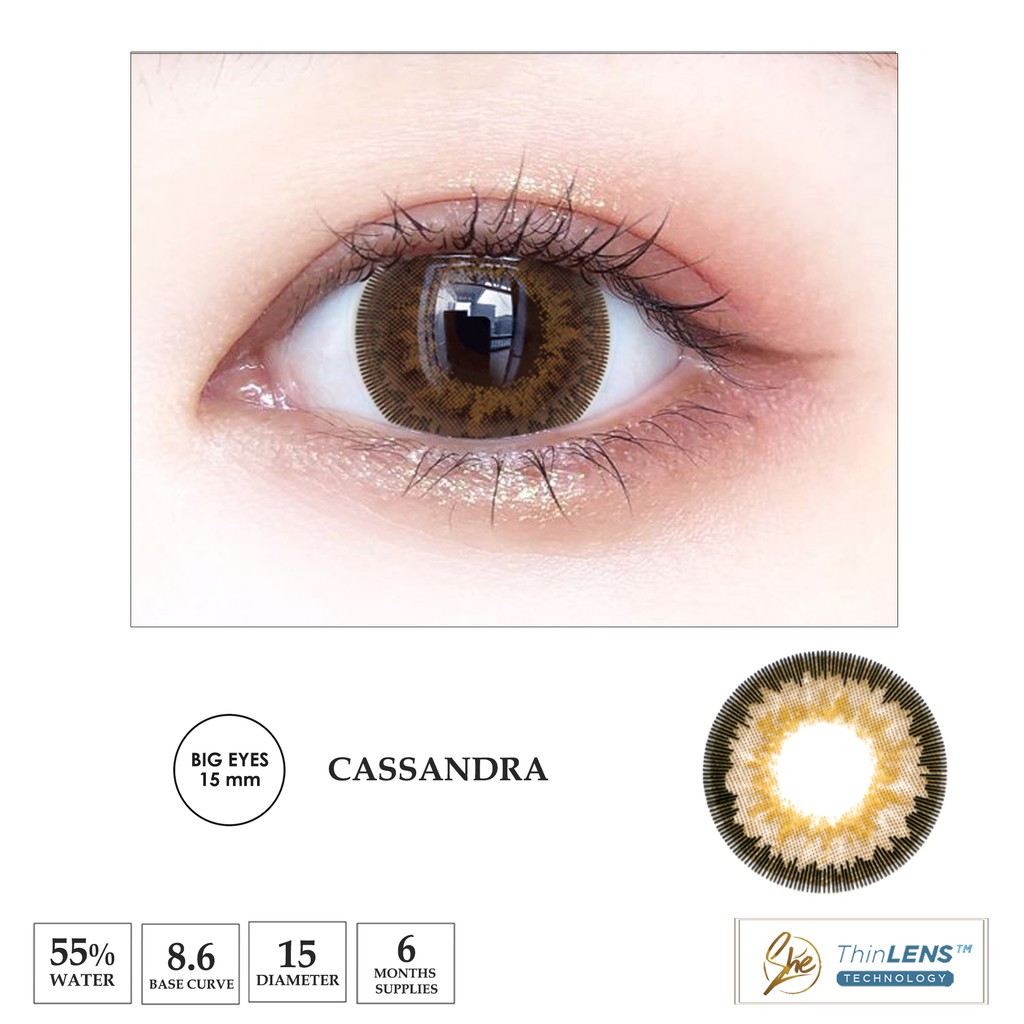 Superstar Cassandra softlens warna premium bulanan