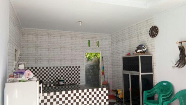 Wallpaper Sticker Premium 10m Batu Bata Putih / White Brick