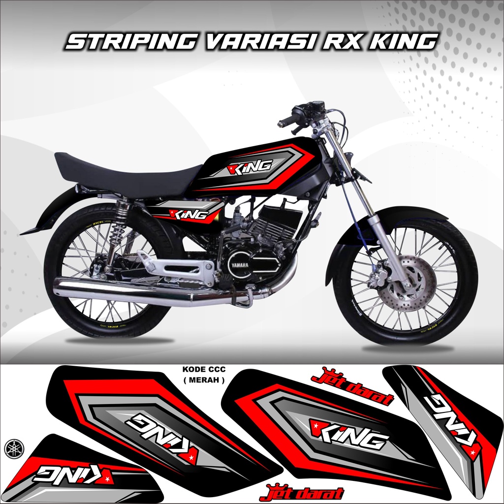 Sticker Rx King Variasi Stiker Striping Rx King Kode CCC