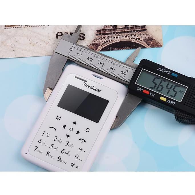 Royalstar Credit Size Handphone Mini Kecil  - W102 - White Ready