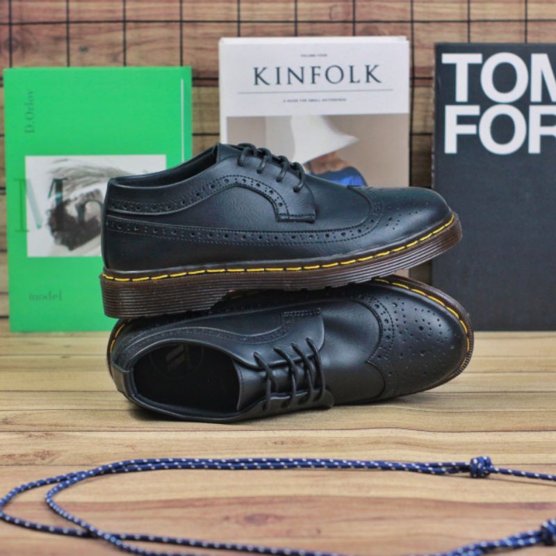 SEPATU PRIA FORMAL CASUAL KULIT ASLI ORIGINAL - SepatuFormal Pantofel pria Resmi Formal Hitam Coklat Kuliah Kondangan Kerja PNS Guru slip on pria