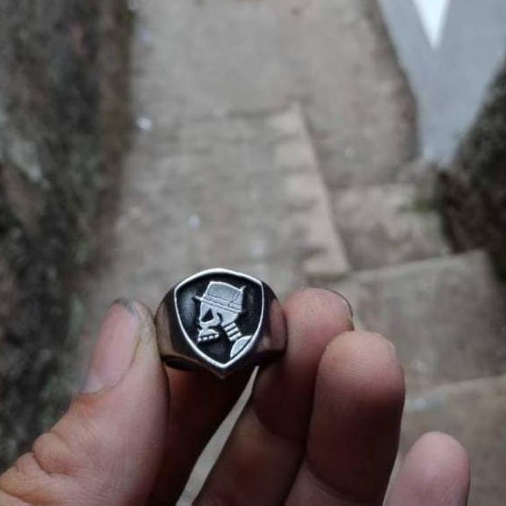 Siap Kirim.. ring skull fourspeed icarus pewter handmade