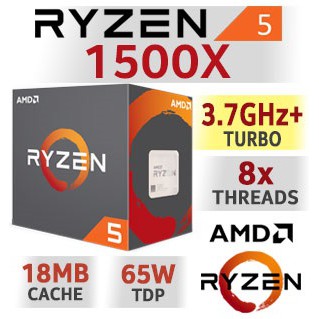 Ryzen 5 1500X BOX AMD AM4 Bukan 2600 1400 1600 1500