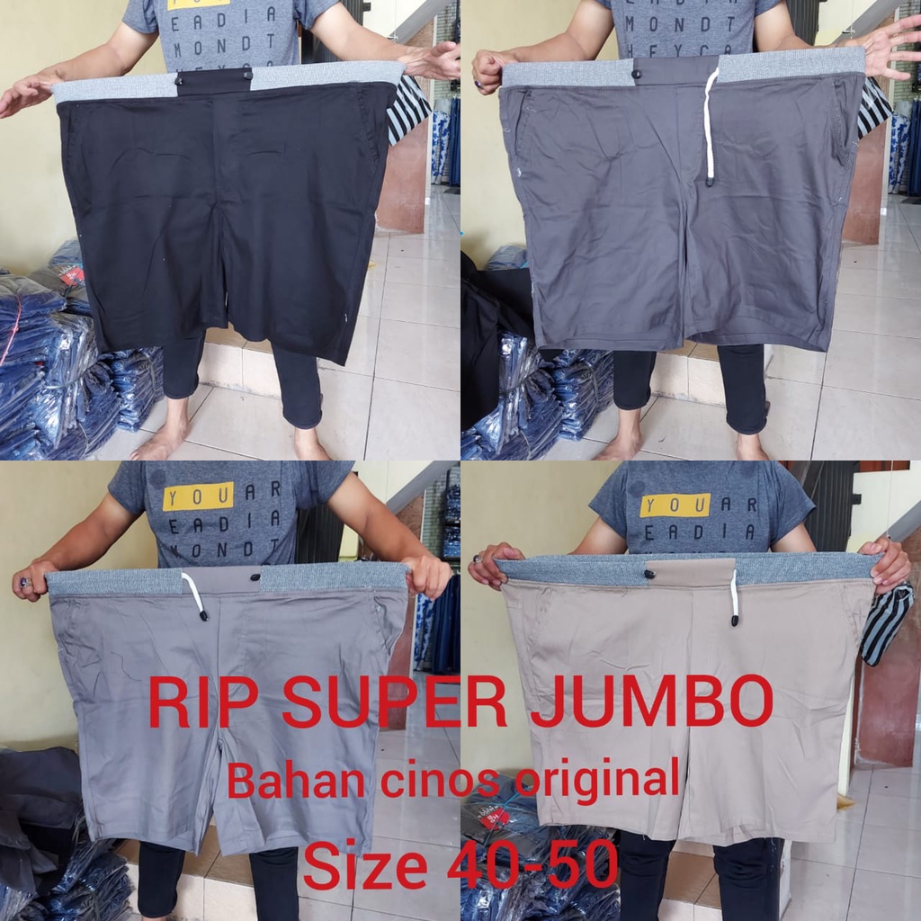 CELANA RIP PENDEK JUMBO 39-44