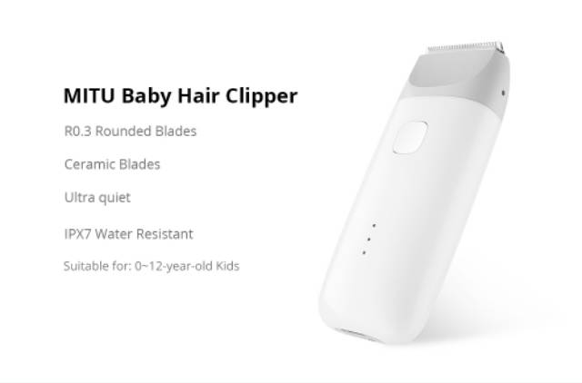 Xiaomi MiTU Baby Hair Clipper Alat Cukur Bayi Portable Waterproof 