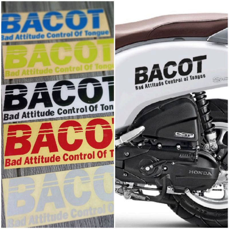 STIKER BACOT CUTTING STIKER BACOT