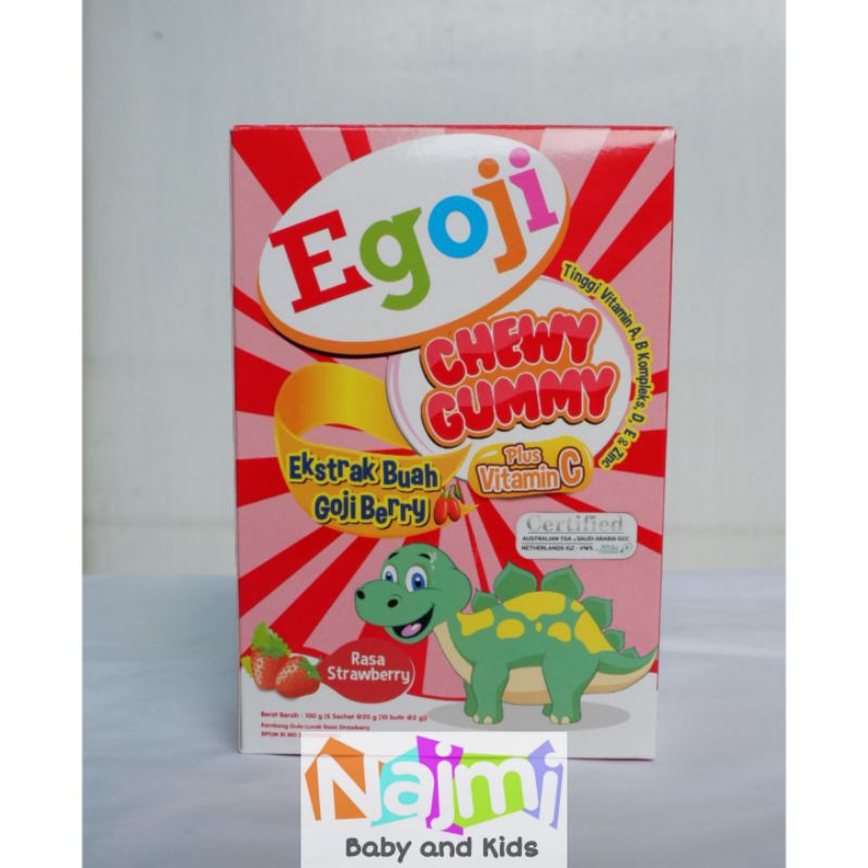 Egoji Chewy Gummy Multivitamin Anak (1 Sachet)