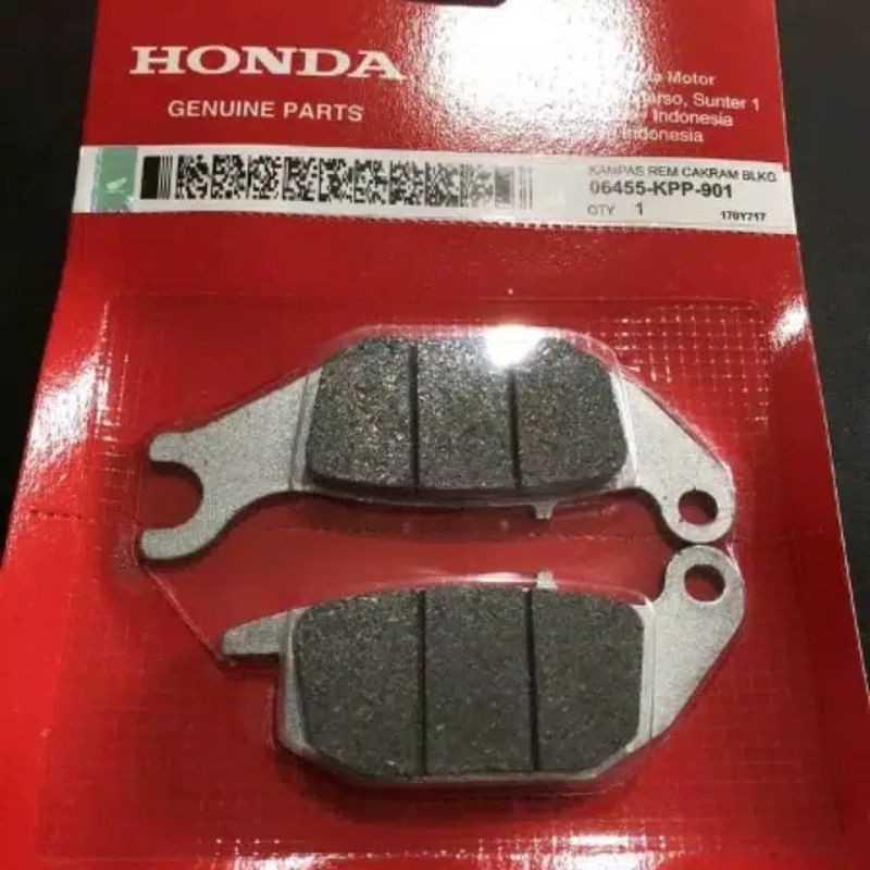 kampas rem supra x 125 belakang