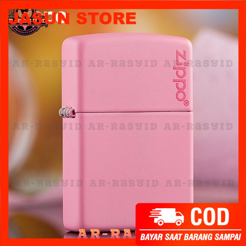 BISA COD! Korek Api Minyak Zippo Matte Pink Merah Muda 238 ZL
