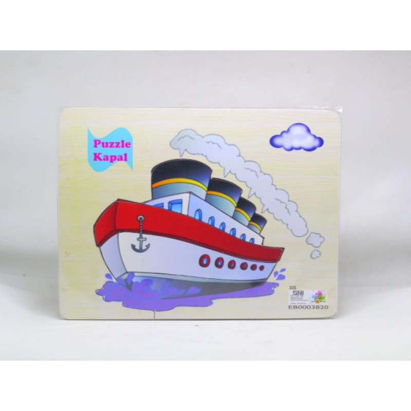 Mainan Edukasi Anak Usia 0.6 - 3 thn PUZZLE LUCU 4-5 KEPING