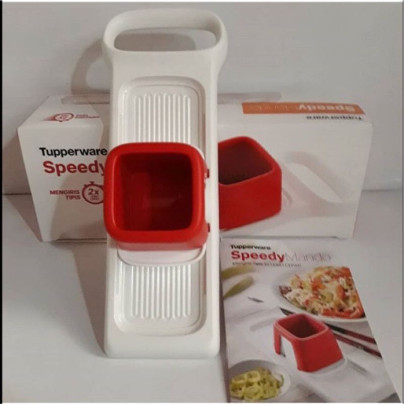 Tupperware Speedy Mando multifungsi pengiris bawang pisau tajam) / Turbo Chopper ready