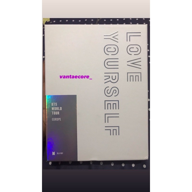 BLURAY BTS LOVE YOURSELF EUROPE