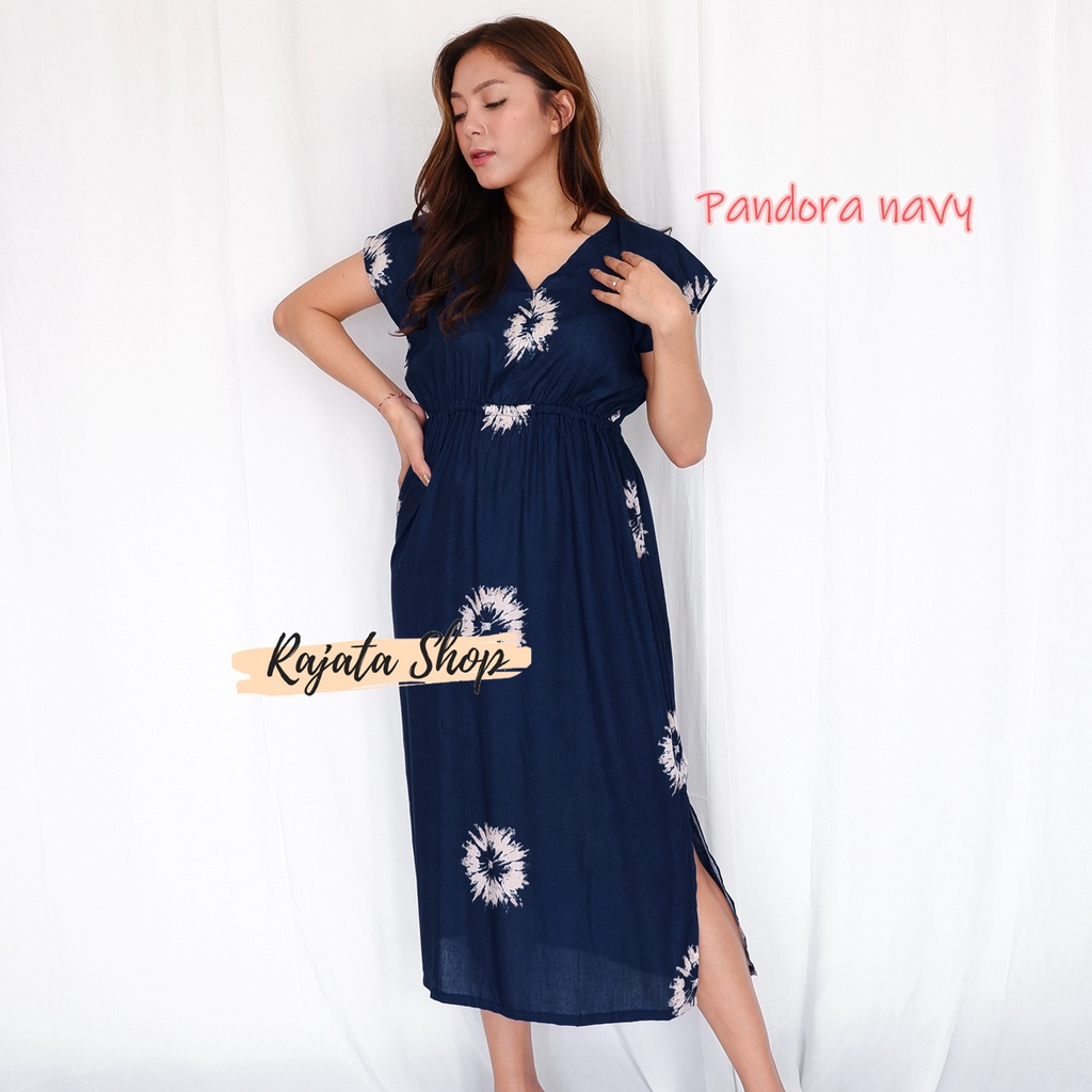 Daster Bali MANOHARA-MANO HANAE NAVY